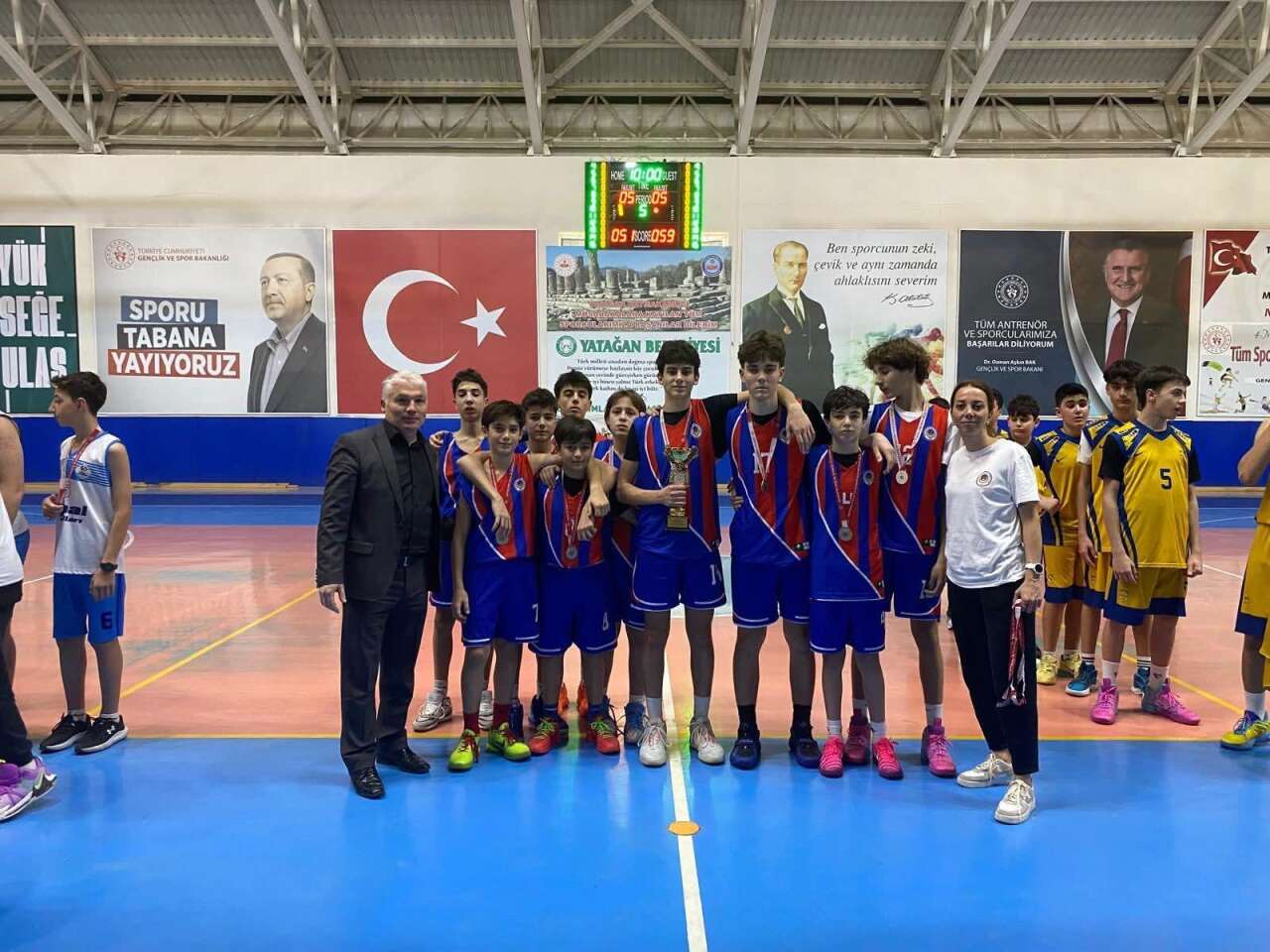 Muğla’da Okul Sporları Basketbol Yıldızlar İl Birinciliği Tamamlandı 3